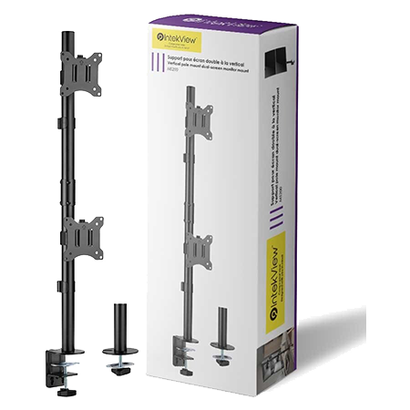 Support Double Moniteur Vertical